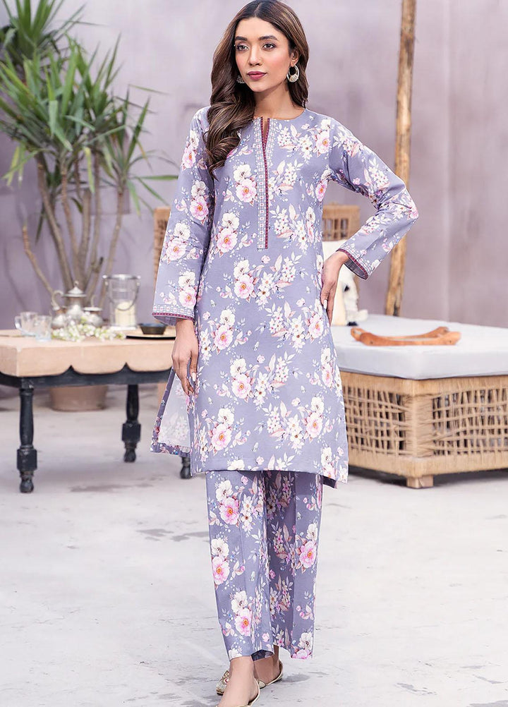 Esra Fashion Casual Pret Printed Lawn 2 Piece Dress HD-23-04