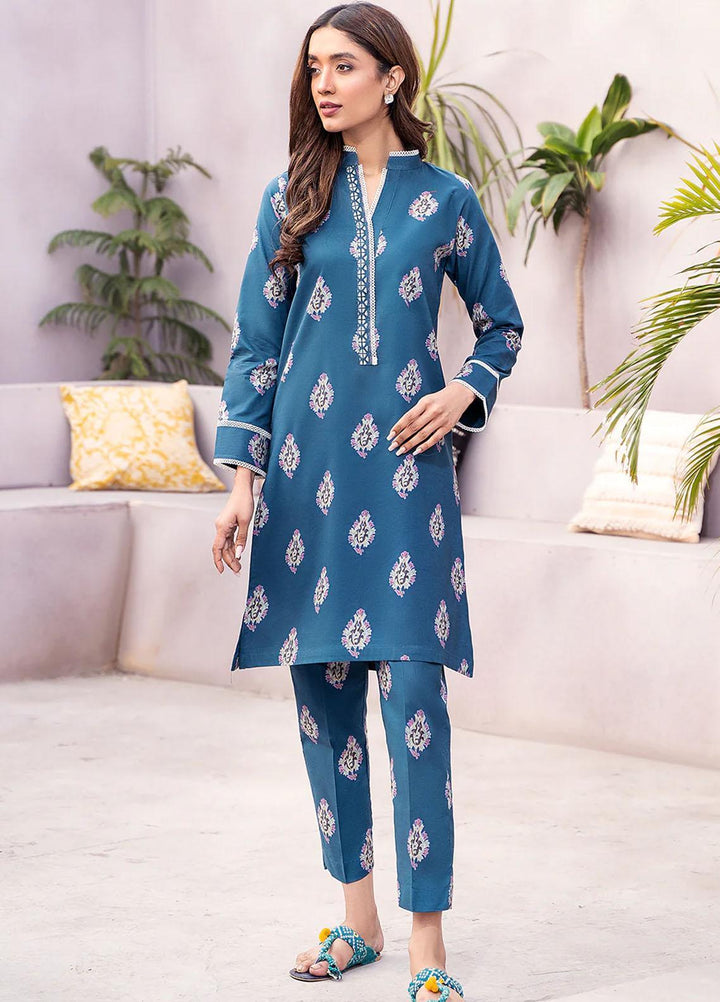 Esra Fashion Casual Pret Printed Lawn 2 Piece Dress HD-23-07