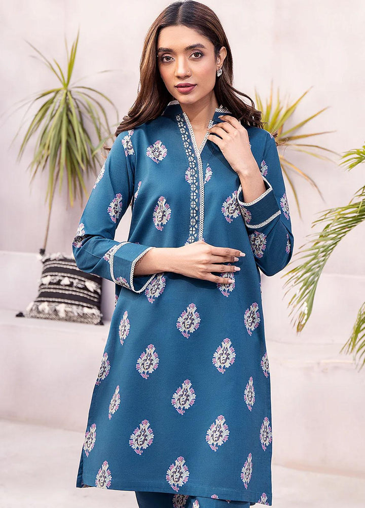 Esra Fashion Casual Pret Printed Lawn 2 Piece Dress HD-23-07