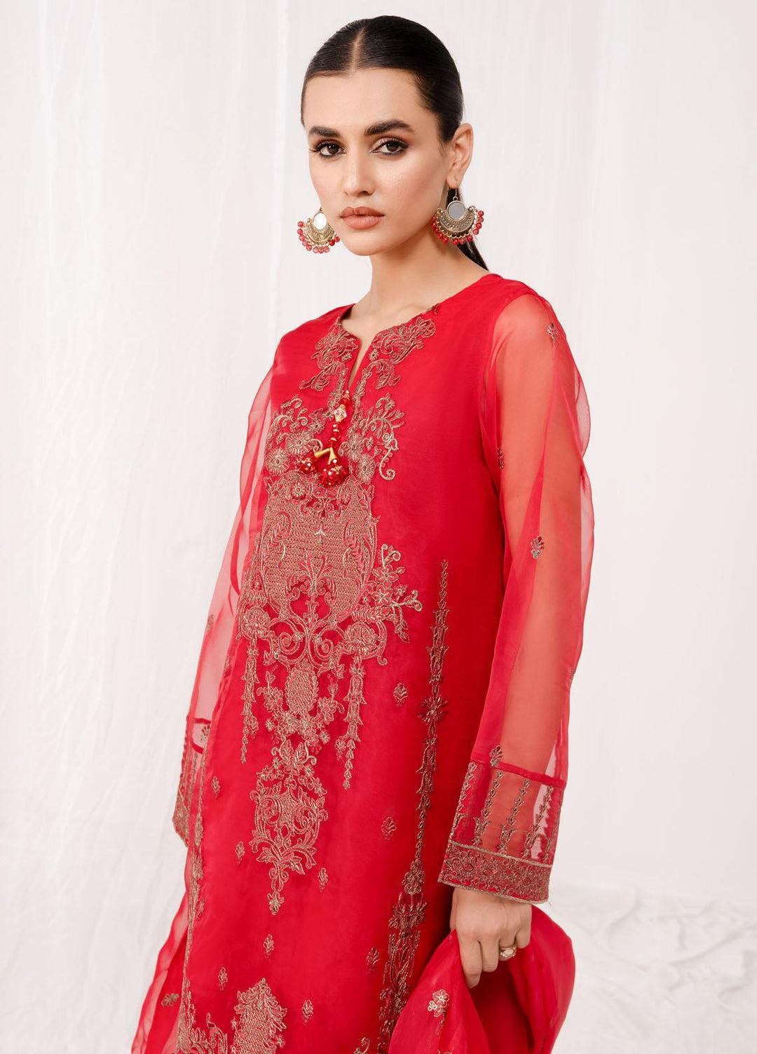 Esra Fashion Festive Pret  Organza 2 Piece Suit ETO-02