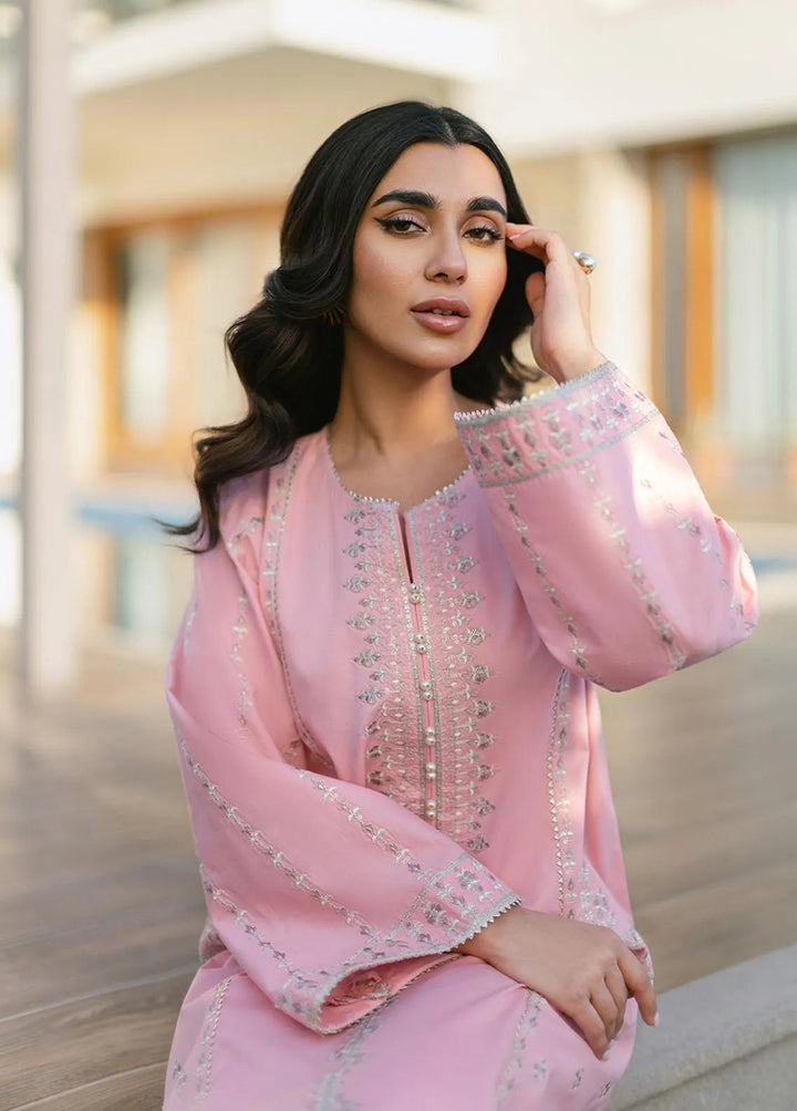 Essential By Asim Jofa Embroidered Cambric Kurti Unstitched AJ23EE AJPE-26 - Eid Collection