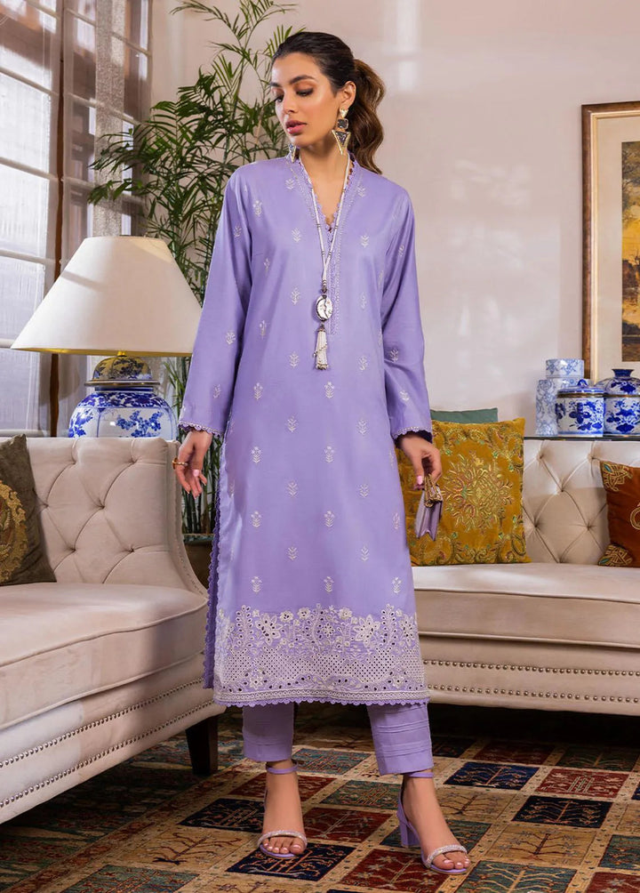 Essential By Asim Jofa Embroidered Cambric Kurti Unstitched AJ23EE AJPE-27 - Eid Collection