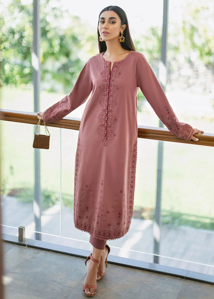 Essential By Asim Jofa Embroidered Cambric Unstitched Suit 2 Piece AJ23EE AJPE-11 - Eid Collection