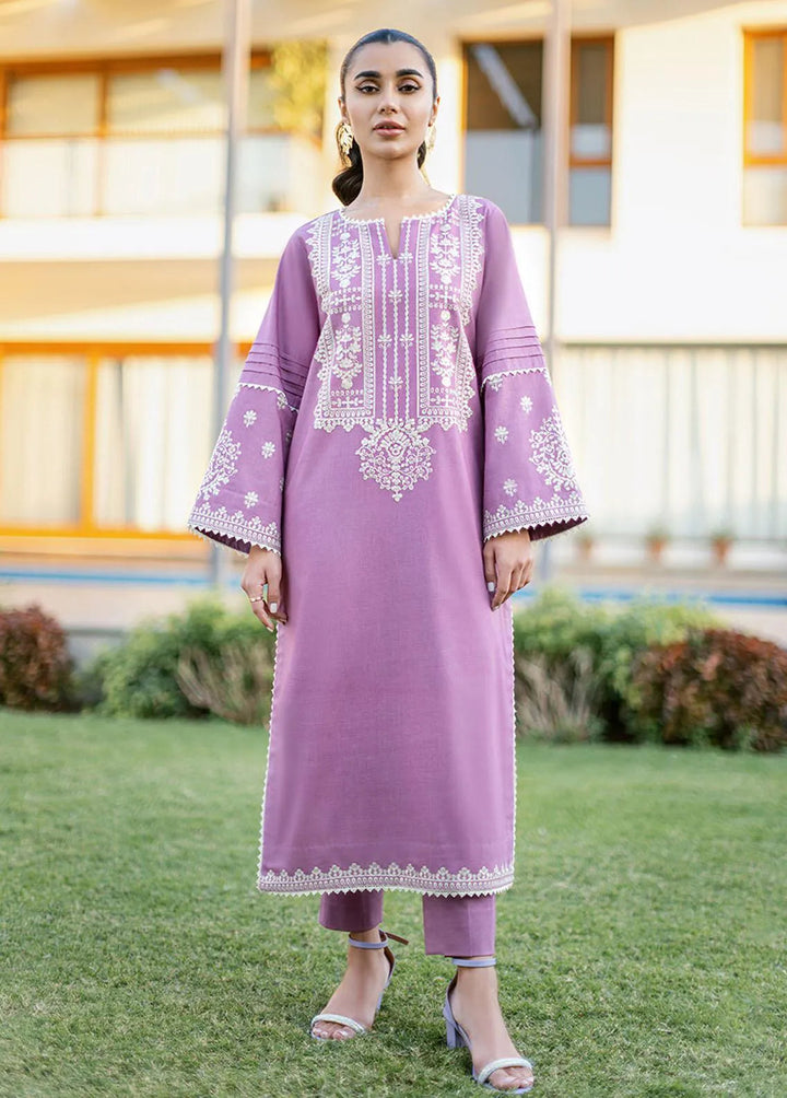 Essential By Asim Jofa Embroidered Cambric Unstitched Suit 2 Piece AJ23EE AJPE-17 - Eid Collection