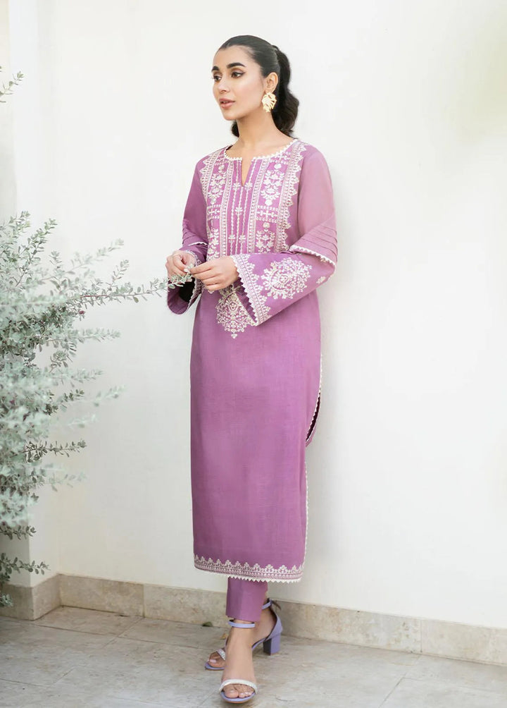 Essential By Asim Jofa Embroidered Cambric Unstitched Suit 2 Piece AJ23EE AJPE-17 - Eid Collection