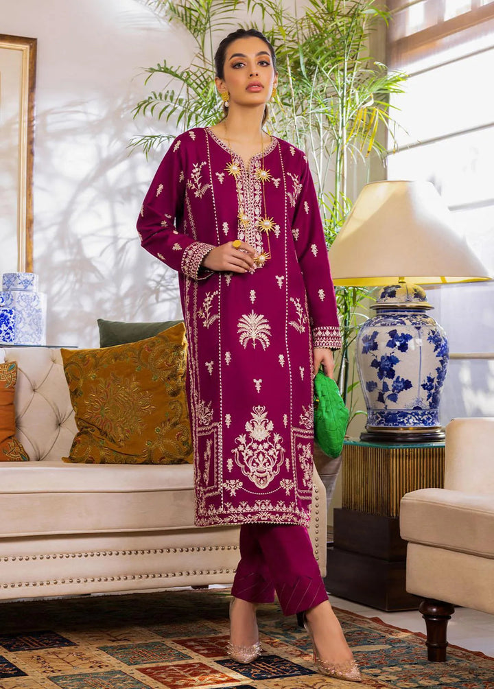Essential By Asim Jofa Embroidered Cambric Unstitched Suit 2 Piece AJ23EE AJPE-18 - Eid Collection