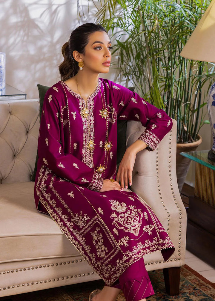 Essential By Asim Jofa Embroidered Cambric Unstitched Suit 2 Piece AJ23EE AJPE-18 - Eid Collection