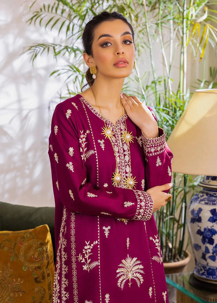 Essential By Asim Jofa Embroidered Cambric Unstitched Suit 2 Piece AJ23EE AJPE-18 - Eid Collection