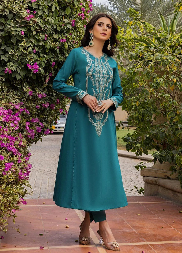 Essential By Asim Jofa Embroidered Cambric Unstitched Suit 2 Piece AJ23EE AJPE-34 - Eid Collection