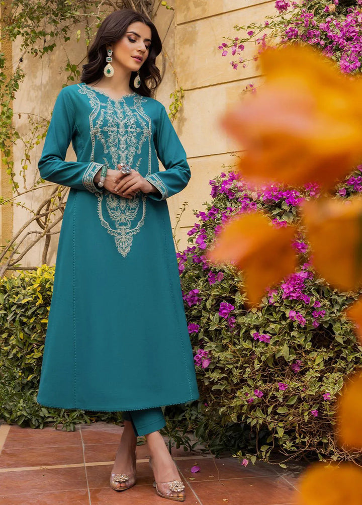 Essential By Asim Jofa Embroidered Cambric Unstitched Suit 2 Piece AJ23EE AJPE-34 - Eid Collection