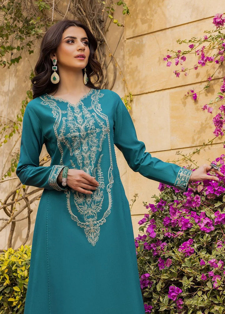 Essential By Asim Jofa Embroidered Cambric Unstitched Suit 2 Piece AJ23EE AJPE-34 - Eid Collection