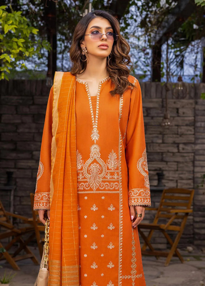 Essential By Asim Jofa Embroidered Cambric Unstitched Suit 3 Piece AJ23EE AJPE-21 - Eid Collection