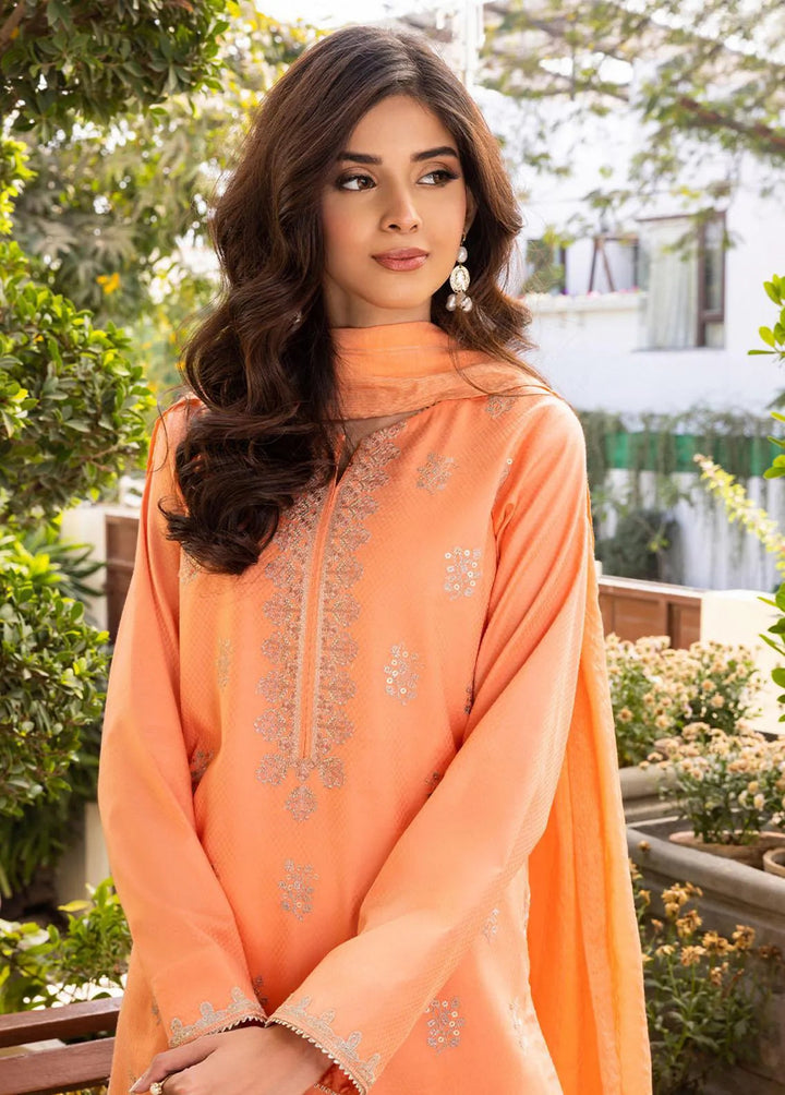 Essential By Asim Jofa Embroidered Jacquard Unstitched Suit 3 Piece AJ23EE AJPE-28 - Eid Collection