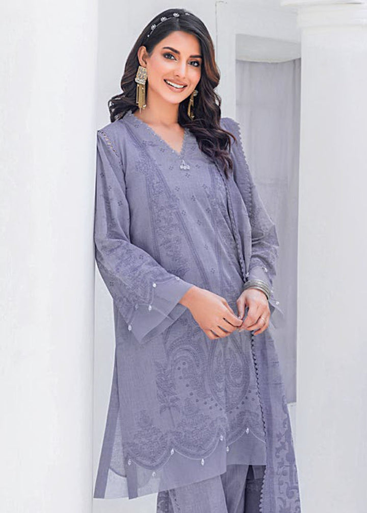 Essential By Gul Ahmed Chambrey Jacquard Suits Unstitched 3 Piece GA24E MJ-42032 - Summer Collection