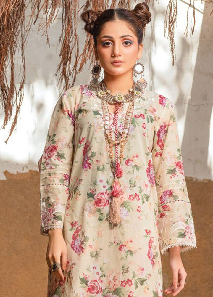 Essential By Gul Ahmed Embroidered Lawn Suits Unstitched 2 Piece GA24E TL-42014 - Summer Collection