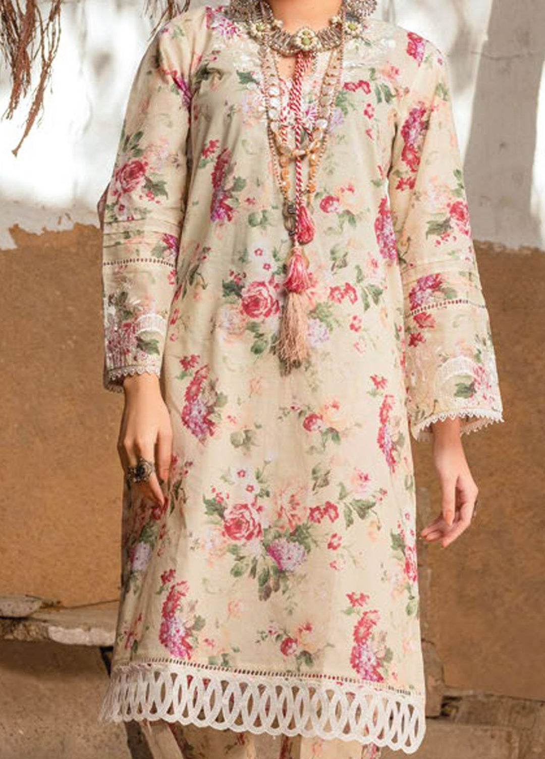 Essential By Gul Ahmed Embroidered Lawn Suits Unstitched 2 Piece GA24E TL-42014 - Summer Collection