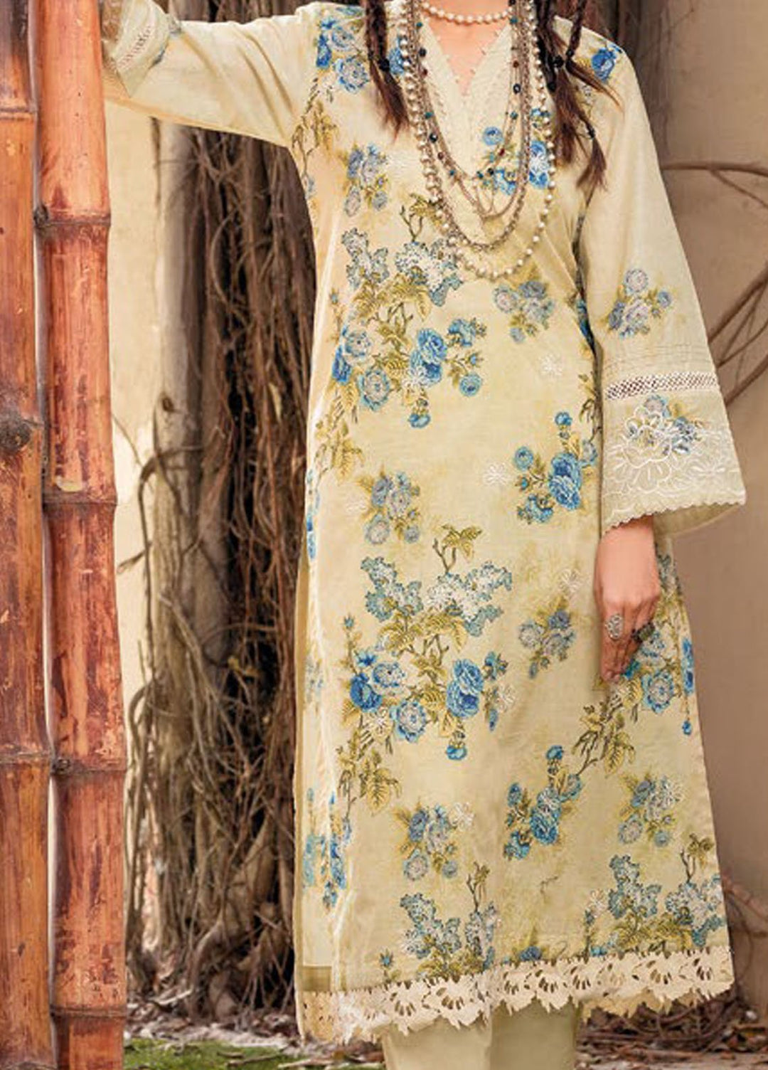 Essential By Gul Ahmed Embroidered Lawn Suits Unstitched 2 Piece GA24E TL-42015 - Summer Collection