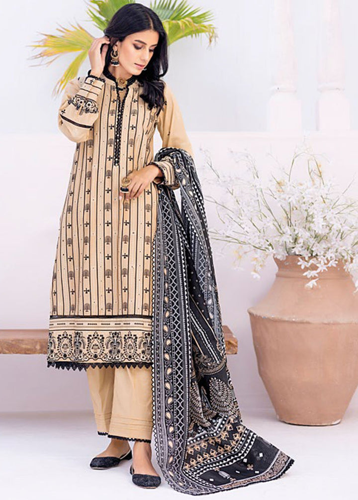 Essential By Gul Ahmed Embroidered Lawn Suits Unstitched 3 Piece GA24E B-42003 - Summer Collection