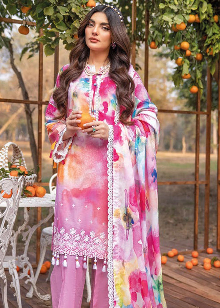 Essential By Gul Ahmed Embroidered Lawn Suits Unstitched 3 Piece GA24E CL-42028 - Summer Collection
