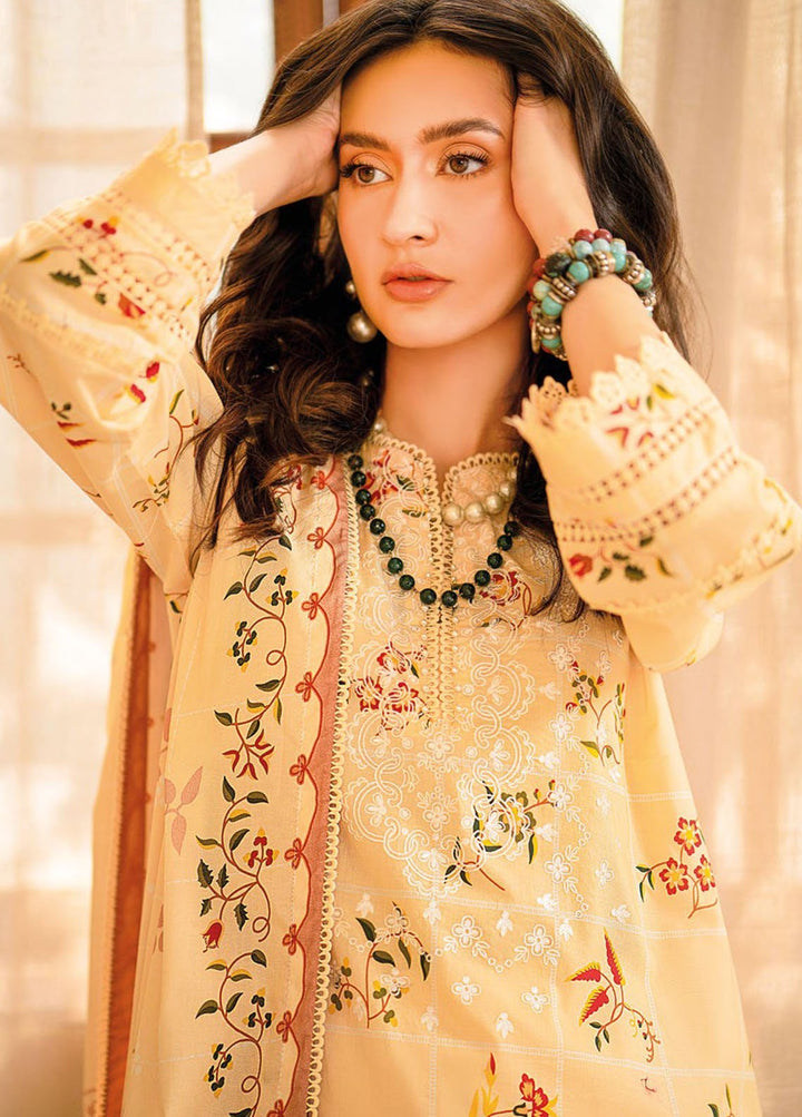 Essential By Gul Ahmed Embroidered Lawn Suits Unstitched 3 Piece GA24E CL-42041 - Summer Collection