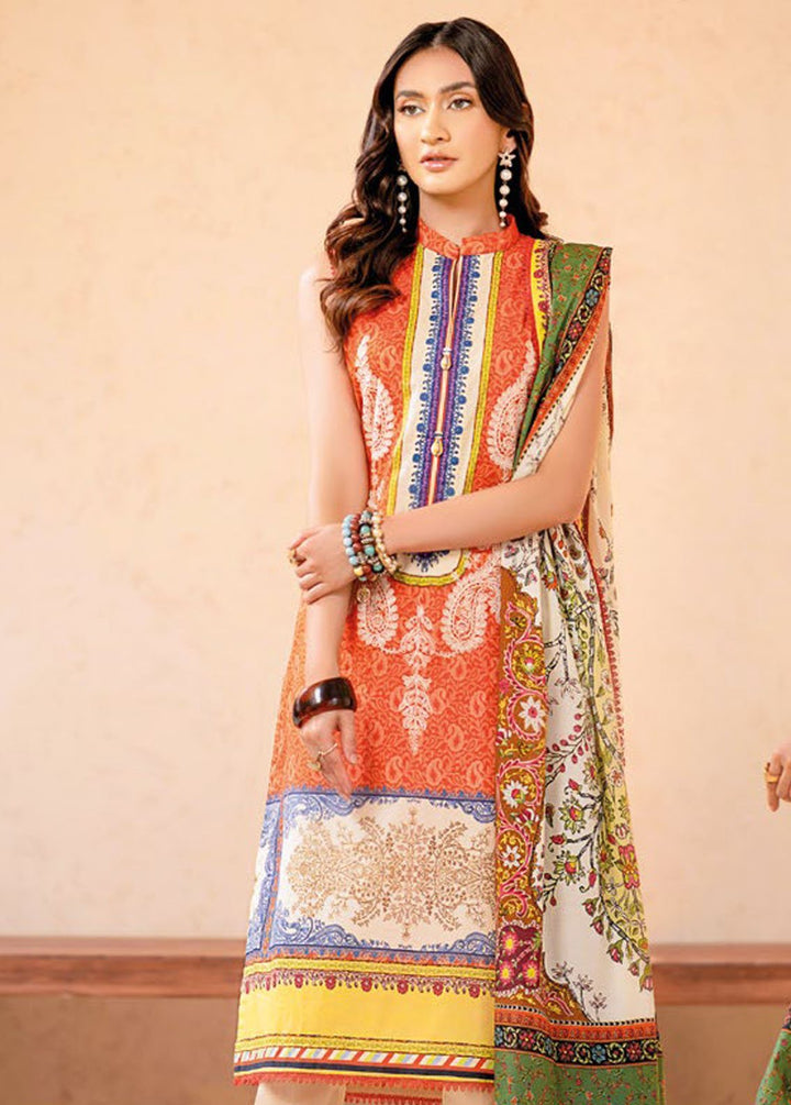 Essential By Gul Ahmed Embroidered Lawn Suits Unstitched 3 Piece GA24E CL-42092 - Summer Collection
