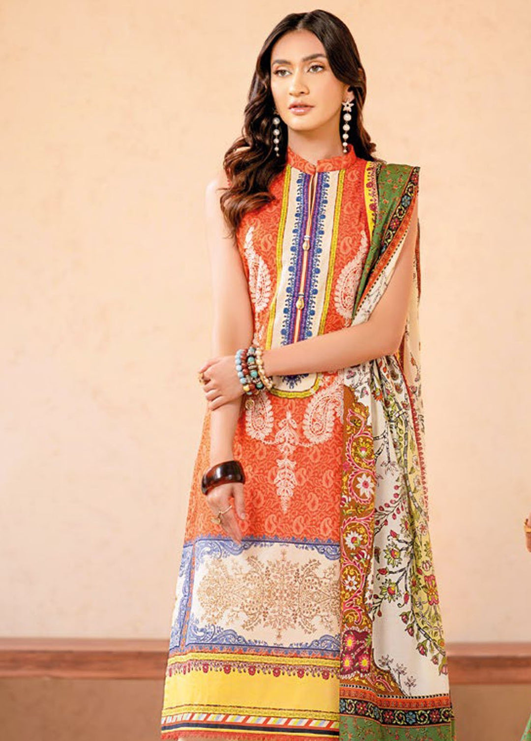 Essential By Gul Ahmed Embroidered Lawn Suits Unstitched 3 Piece GA24E CL-42092 - Summer Collection