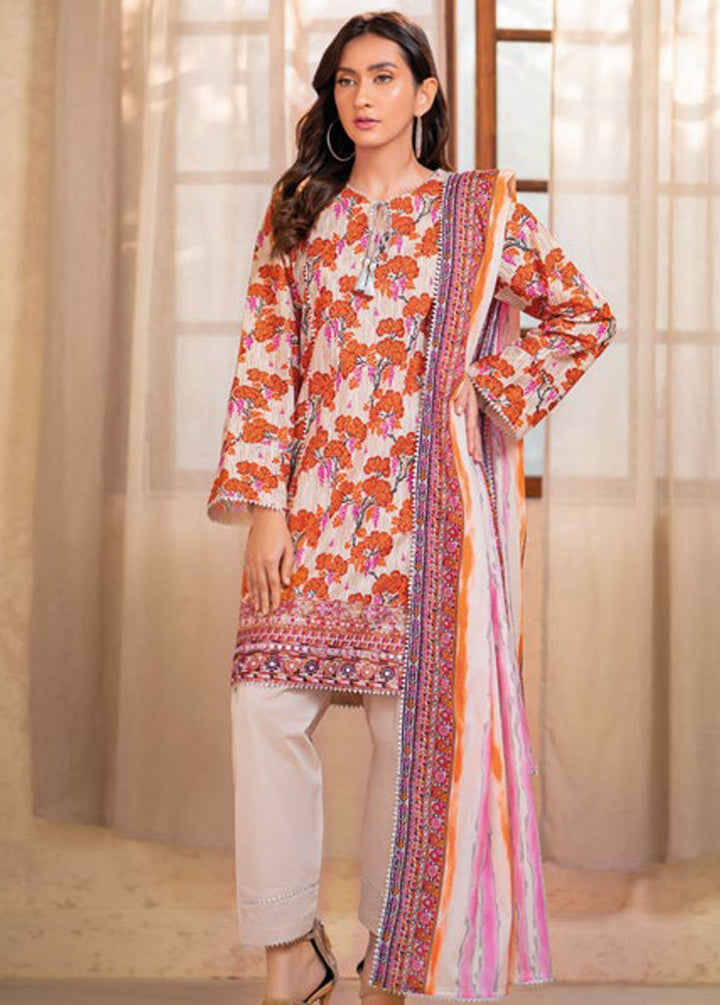 Essential By Gul Ahmed Embroidered Lawn Suits Unstitched 3 Piece GA24E CL-42134 - Summer Collection