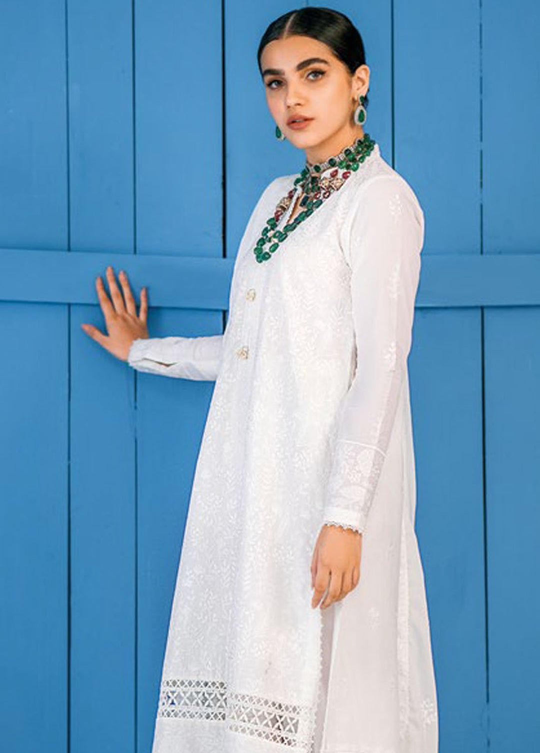 Essential By Gul Ahmed Embroidered Lawn Suits Unstitched 3 Piece GA24E DN-42001 - Summer Collection