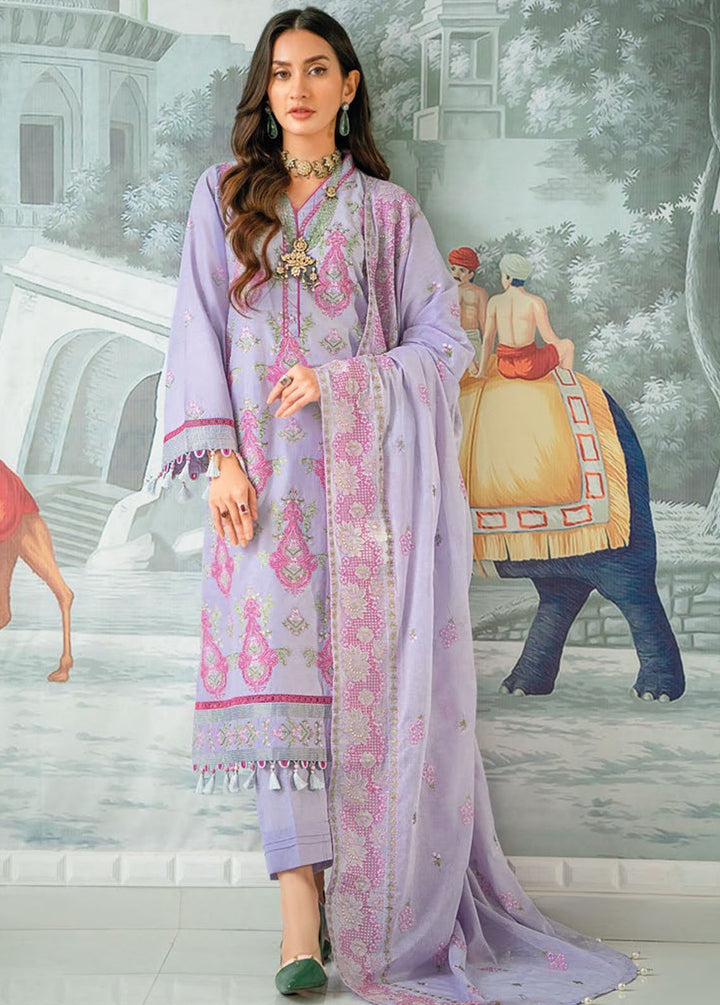 Essential By Gul Ahmed Embroidered Lawn Suits Unstitched 3 Piece GA24E DN-42002 - Summer Collection