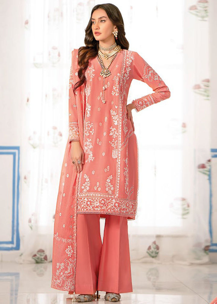 Essential By Gul Ahmed Embroidered Lawn Suits Unstitched 3 Piece GA24E DN-42009 - Summer Collection
