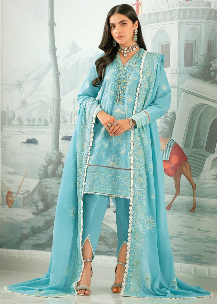 Essential By Gul Ahmed Embroidered Lawn Suits Unstitched 3 Piece GA24E DN-42011 - Summer Collection