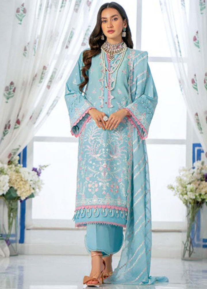 Essential By Gul Ahmed Embroidered Lawn Suits Unstitched 3 Piece GA24E DN-42017 - Summer Collection