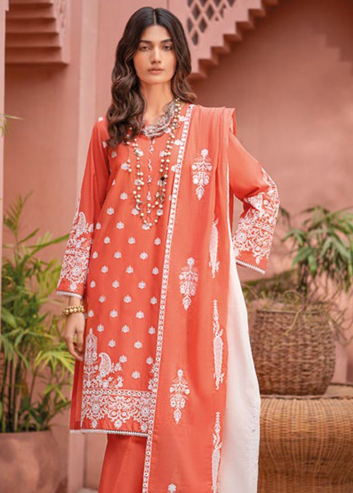 Essential By Gul Ahmed Embroidered Lawn Suits Unstitched 3 Piece GA24E DN-42020 - Summer Collection