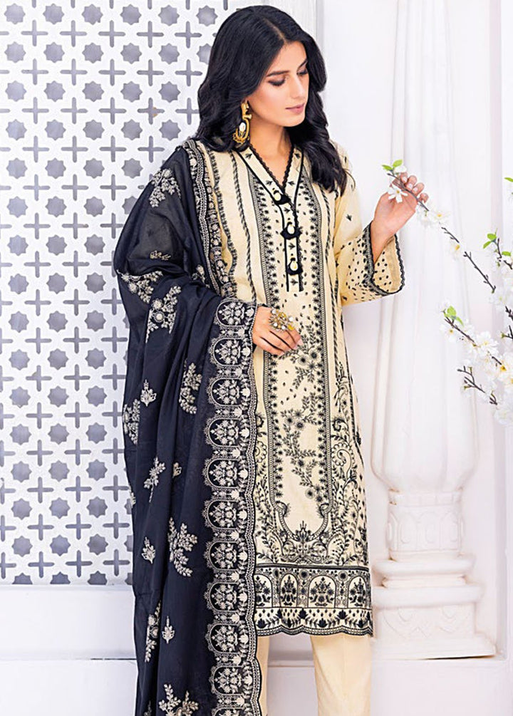 Essential By Gul Ahmed Embroidered Lawn Suits Unstitched 3 Piece GA24E DN-42021 - Summer Collection