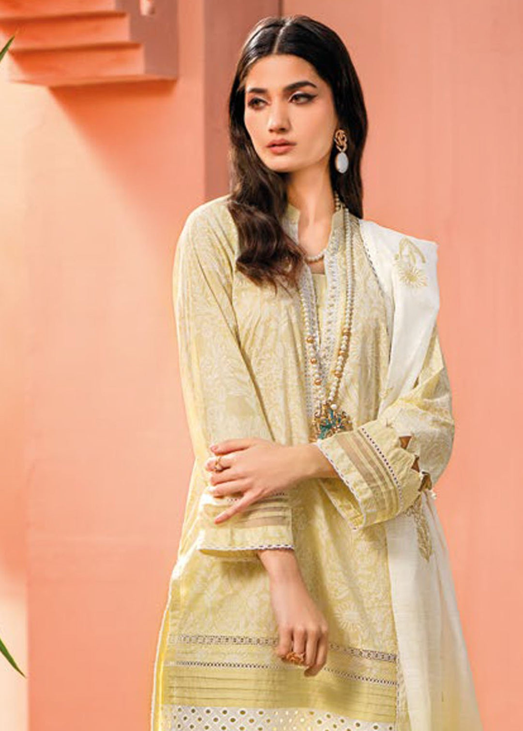 Essential By Gul Ahmed Embroidered Lawn Suits Unstitched 3 Piece GA24E SP-42016 - Summer Collection