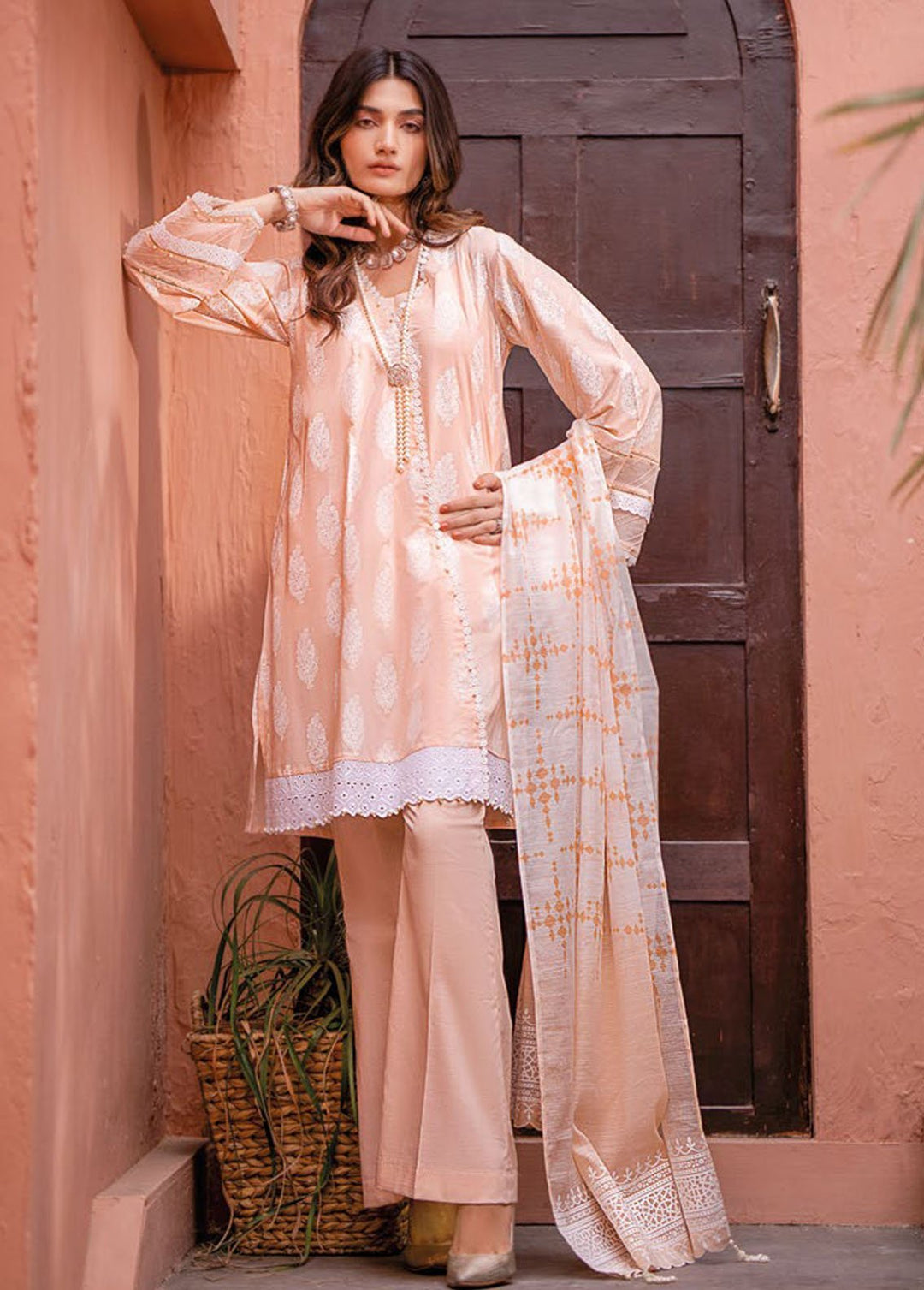 Essential By Gul Ahmed Embroidered Lawn Suits Unstitched 3 Piece GA24E SP-42017 - Summer Collection