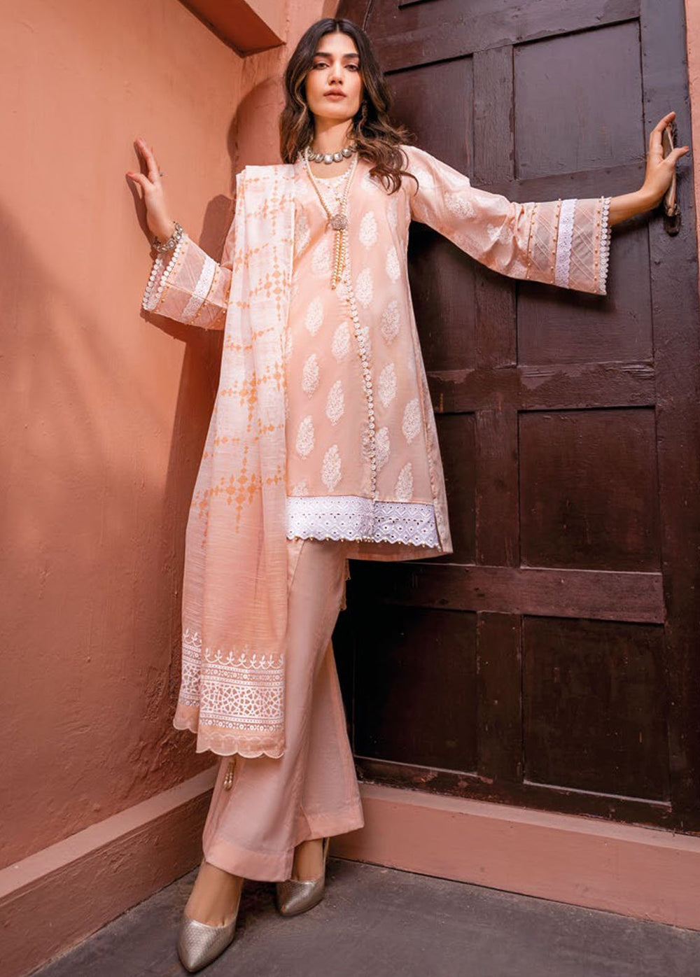 Essential By Gul Ahmed Embroidered Lawn Suits Unstitched 3 Piece GA24E SP-42017 - Summer Collection