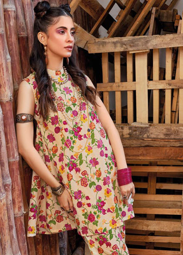 Essential By Gul Ahmed Printed Lawn Suits Unstitched 2 Piece GA24E TL-42002 - Summer Collection