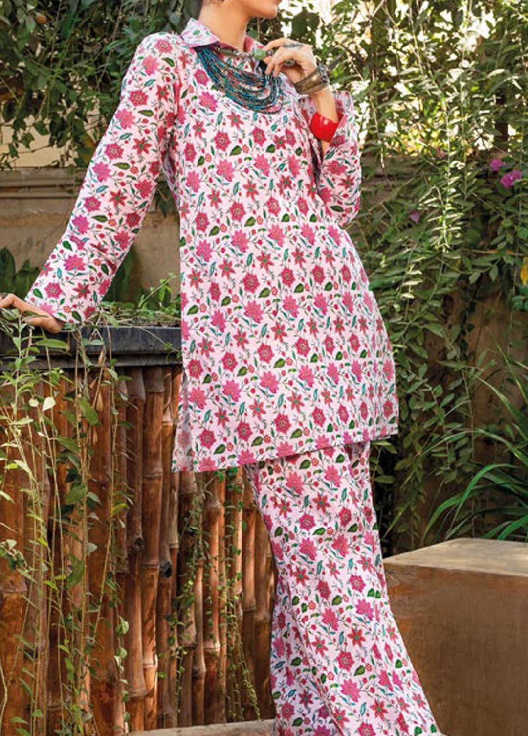 Essential By Gul Ahmed Printed Lawn Suits Unstitched 2 Piece GA24E TL-42004 - Summer Collection