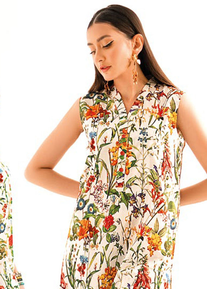 Essential By Gul Ahmed Printed Lawn Suits Unstitched 2 Piece GA24E TL-42005 - Summer Collection