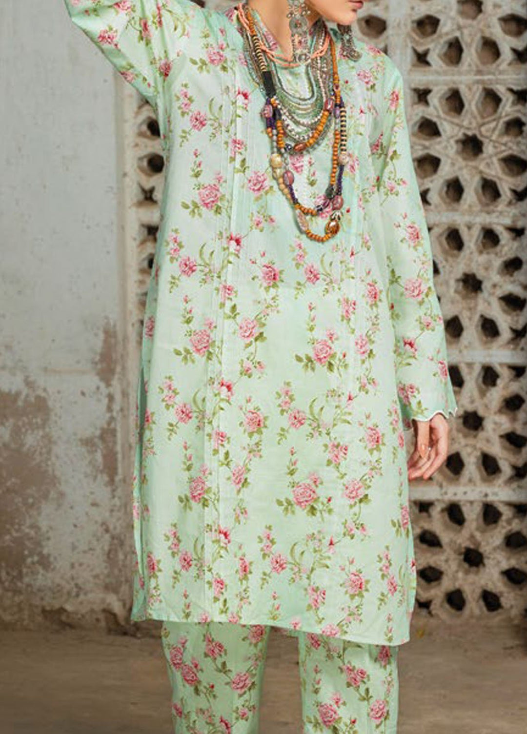 Essential By Gul Ahmed Printed Lawn Suits Unstitched 2 Piece GA24E TL-42011 - Summer Collection