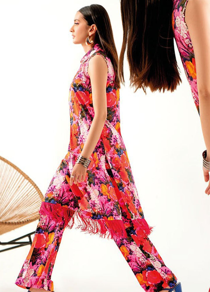 Essential By Gul Ahmed Printed Lawn Suits Unstitched 2 Piece GA24E TL-42016 - Summer Collection