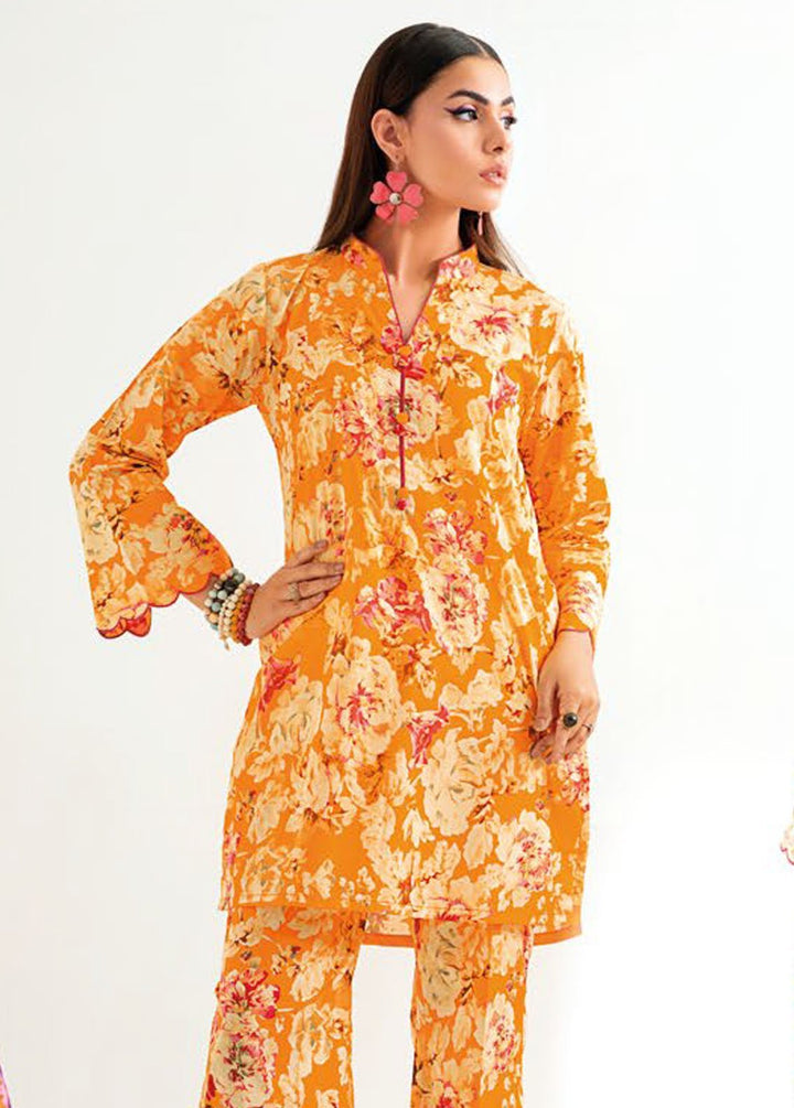 Essential By Gul Ahmed Printed Lawn Suits Unstitched 2 Piece GA24E TL-42017 - Summer Collection