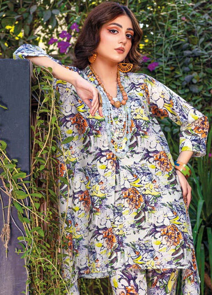 Essential By Gul Ahmed Printed Lawn Suits Unstitched 2 Piece GA24E TL-42019 - Summer Collection