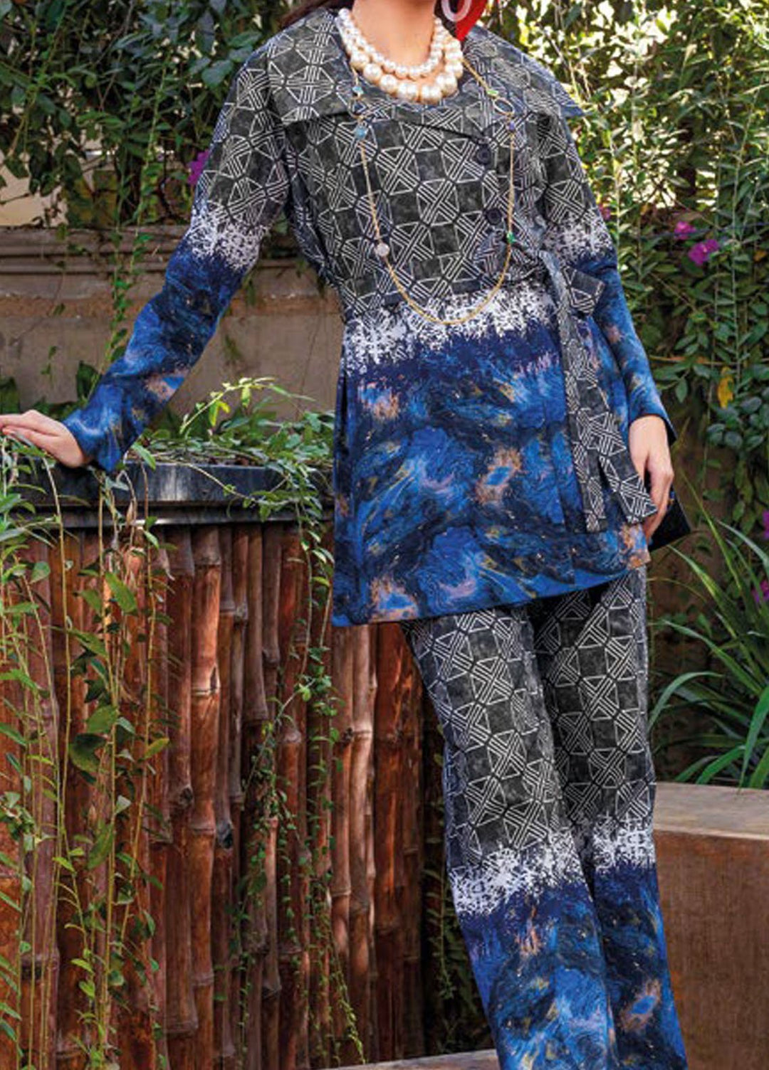 Essential By Gul Ahmed Printed Lawn Suits Unstitched 2 Piece GA24E TL-42020 - Summer Collection