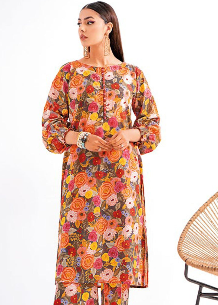Essential By Gul Ahmed Printed Lawn Suits Unstitched 2 Piece GA24E TL-42027 - Summer Collection