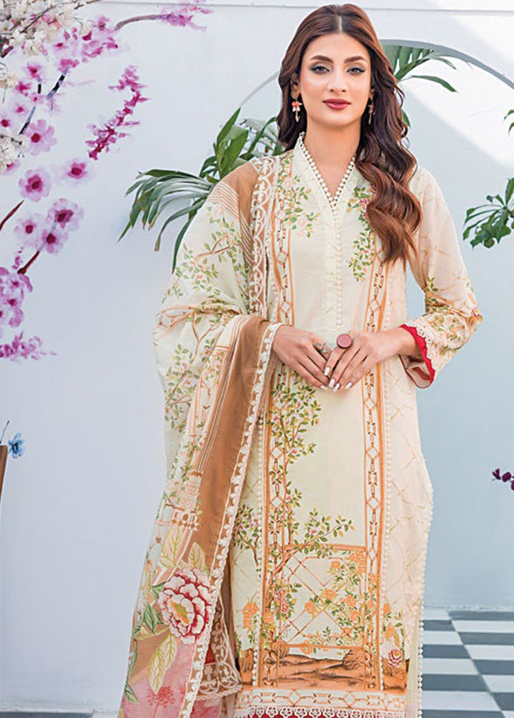 Essential By Gul Ahmed Printed Lawn Suits Unstitched 2 Piece GA24E TL-42034 - Summer Collection