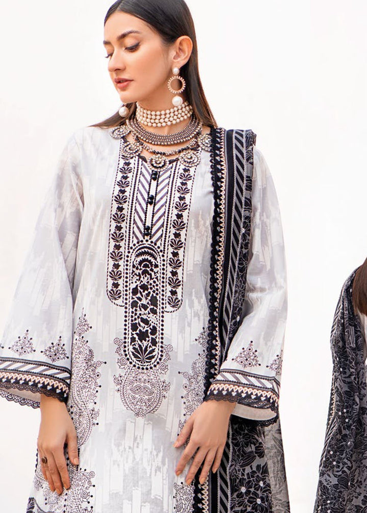 Essential By Gul Ahmed Printed Lawn Suits Unstitched 3 Piece GA24E B-42009 - Summer Collection