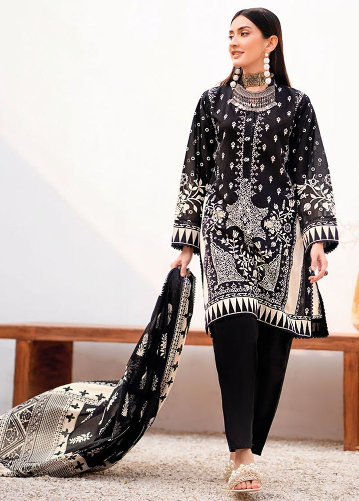 Essential By Gul Ahmed Printed Lawn Suits Unstitched 3 Piece GA24E B-42013 - Summer Collection