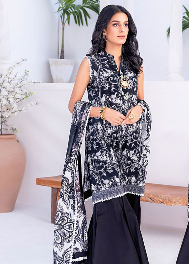 Essential By Gul Ahmed Printed Lawn Suits Unstitched 3 Piece GA24E B-42015 - Summer Collection